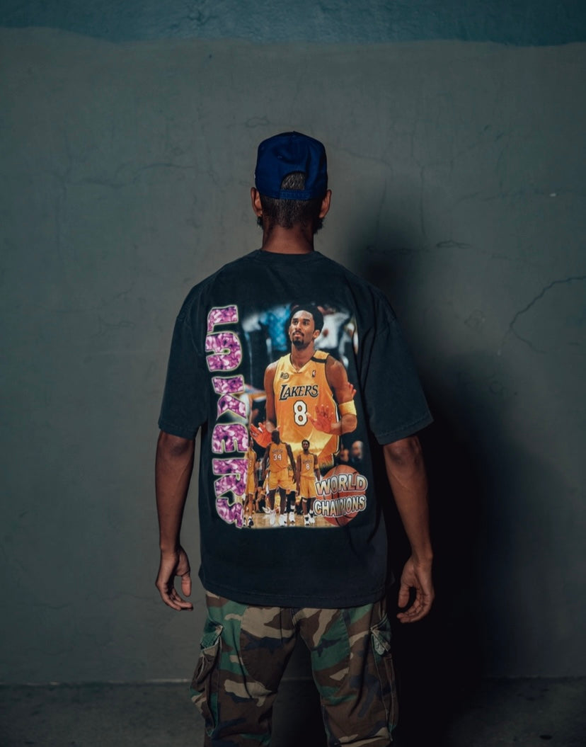 LAKERS TEE (vintage black)
